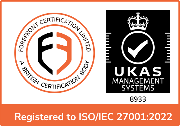 Registered To ISO IEC 27001 2022