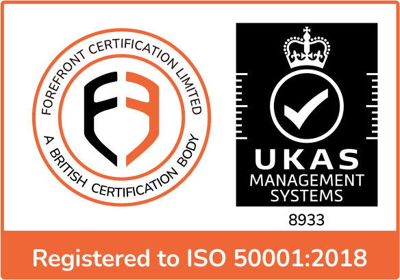 Registered To ISO 50001 2018